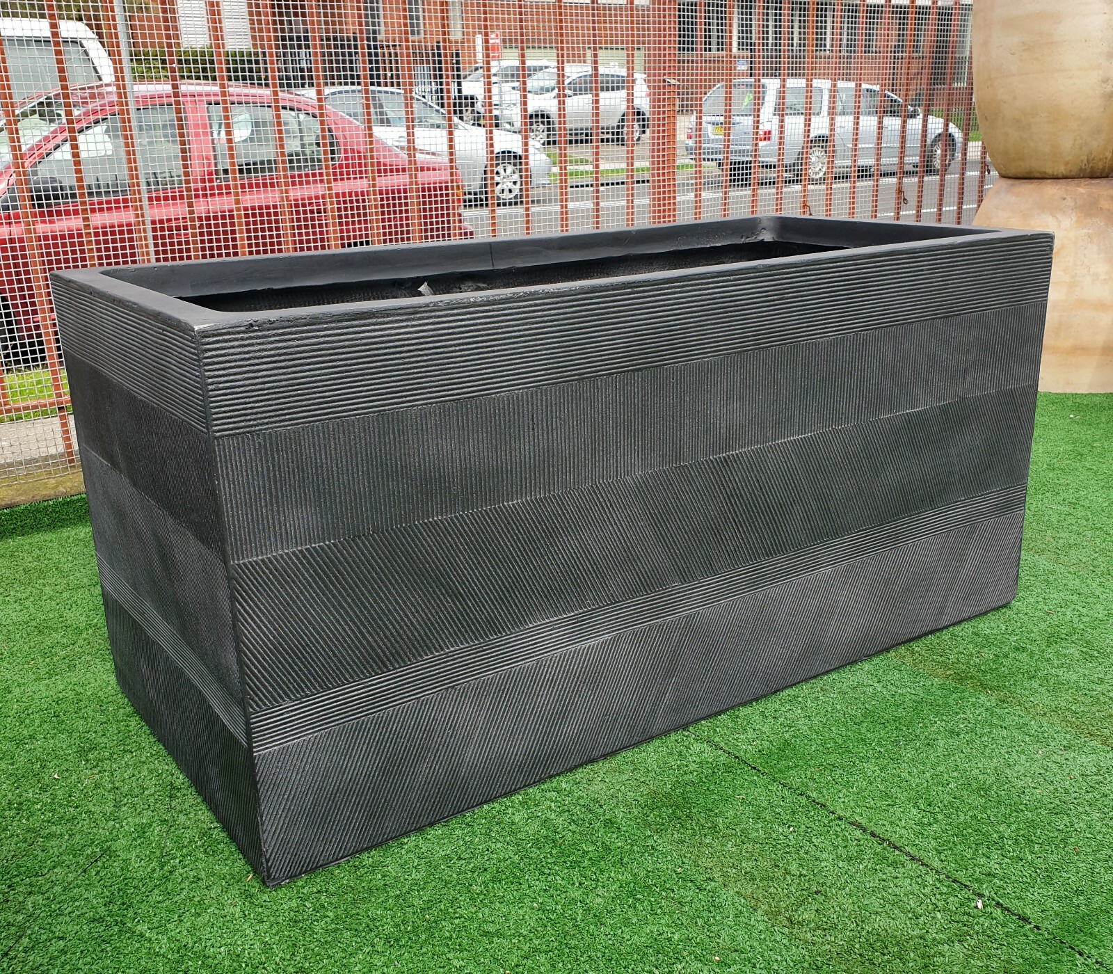 Outdoor Garden Patio Planter Pot Rectangle Large Trough Winston Java