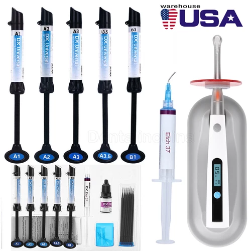 Cura De Luz Dental Cura Universal De Resina Compuesta ntrego Gel Adhesivo Kit - Bild 1 von 81
