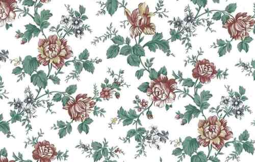 Shabby Chic Floral Wallpaper Vintage Style Satin Finish UK 90040 Double Rolls - Picture 1 of 2