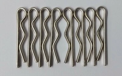 Genuine British Military Issue Shank Button Cotter Pins Split Pin Set of 8 GIM82