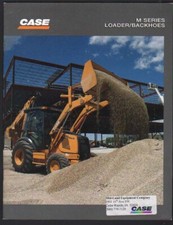 CASE M Series Backhoe Loaders Brochure Leaflet