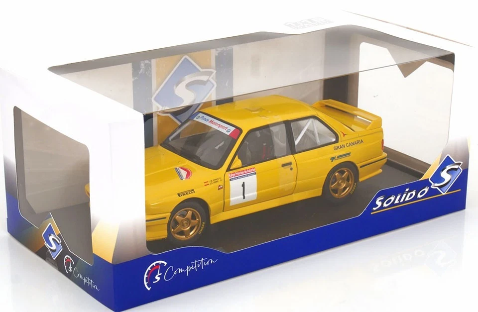 1/18 Solido BMW M3 E30 PONCE Rally Principe de Asturias 1991 S1801528 + camel - Imagen 4 de 4