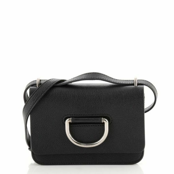 Burberry DRing Shoulder Bag Mini Black Leather for sale online eBay