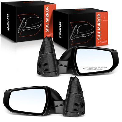 2x Power Mirror with Turn Signal Manual Fold for Chevy Malibu 2018-2020 Premier