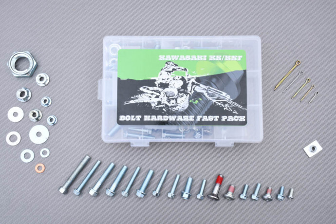 Kit de visserie Kawasaki KX 250 1985 pour remplacer les vis manquantes ou rouillées en 108 pièces - 2