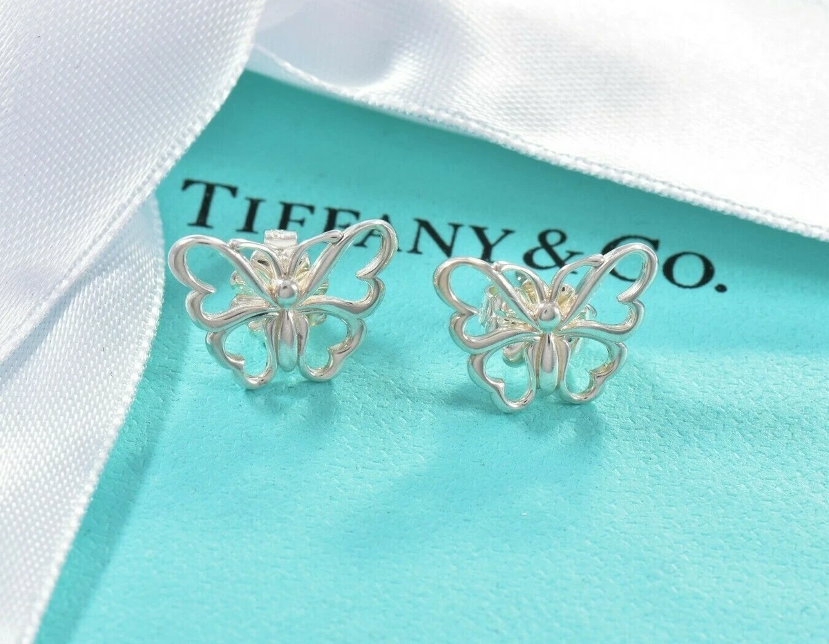 Tiffany and co butterfly earrings deals