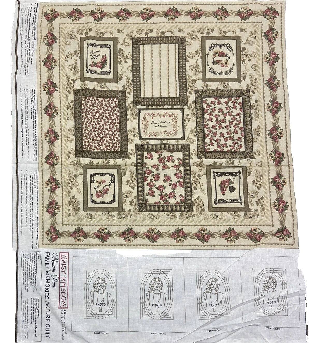 Familia y amigos Lote Telas artesanales Floral