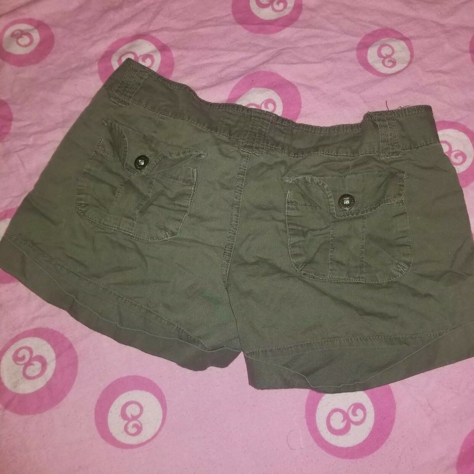 Junior Womans Short Army Green Dollhouse Brand Si… - image 8