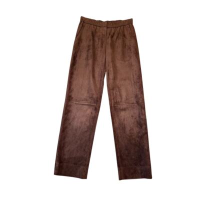 BCBGMaxAzria Women s XS Chocolate Brown Omari Faux Suede Ankle Pants NWOT