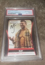 MJF aew Psa authentic 2018 autographed rk card Rare