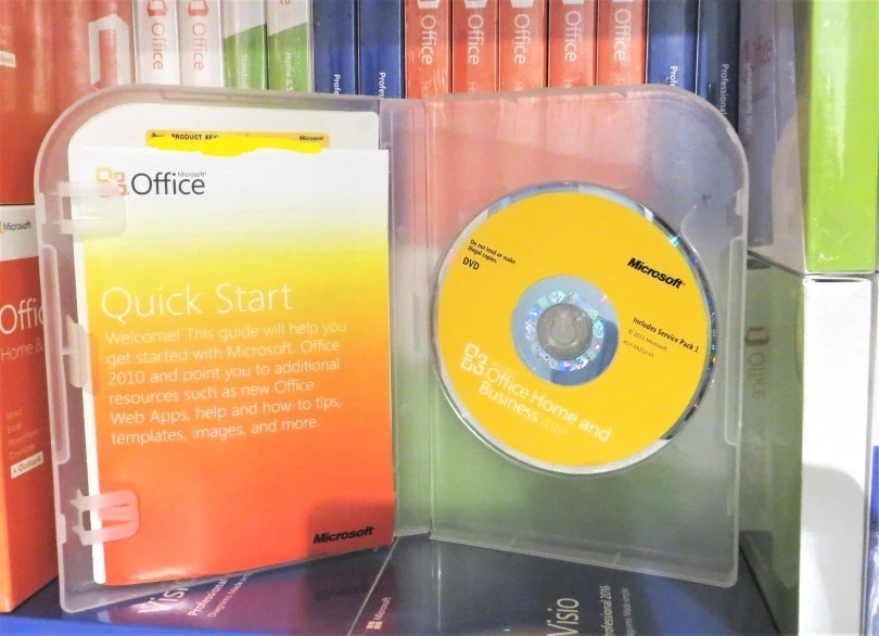 Microsoft Office 2010 Home Business DVD Word Excel Powerpoint Outlook Windows 10 - Image 3 of 4