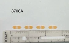 4 Pack 1/87 HO Scale Amber Federal Signal Arjent Lightbar Security Car Tow Truck