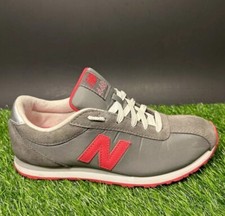 New Balance 446 Womens 8 Gray Pink Shoes Sneakers Athletic Running Suede Casual