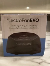 LectroFan ASM1020 EVO White Noise Sound Machine Black Slightly Used