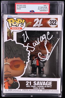 21 Savage Signed Funko Pop #322 Autographed Auto PSA/DNA ~ 7 | eBay UK