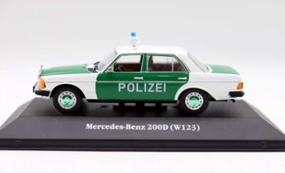 1/43 Mercedes-Benz 200D W123 Mercedes Benz police car model | eBay