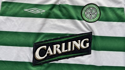 CELTIC 2003 2004 HOME FOOTBALL SHIRT SOCCER JERSEY UMBRO sz M MEN