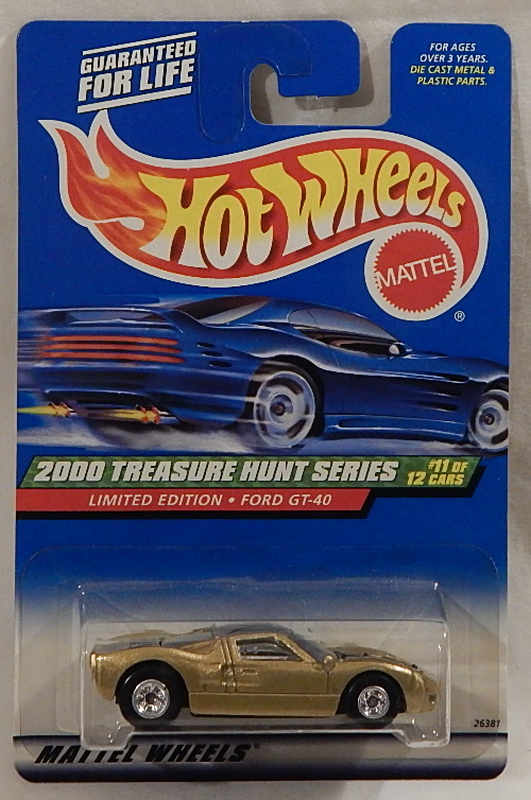Ford GT-40 MkI Race Car Hot Wheels 2000-059 Treasure Hunt | eBay