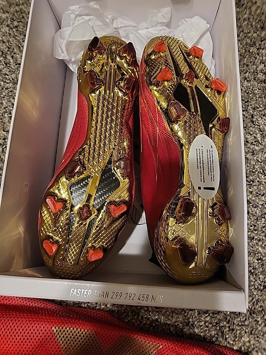 Adidas X Speedflow.1 FG Vivid Red / Gold Metallic / Core Black