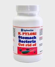 NATURAL PLANTS FOR H. PYLORI ID WOMEN  MEN - ORGANIC - 120 CAPS - MADE IN USA