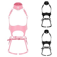 Women Harness Caged Sets Couple Belt Faux Underwear Adult Cosplay Adjustable