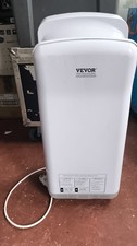Commercial Vevor Vertical Jet Air Blade Hand Dryer White High Speed Wall Mount