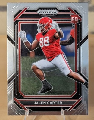 2023 Panini Prizm Draft Picks - Jalen Carter #163 (RC) - Philadelphia Eagles 