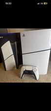 Sony PS5 Digital Edition 1TB 4K 120hz HDR White DualSense, cables, box