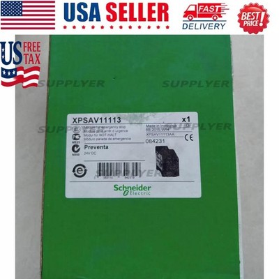 One New Schneider XPSAV11113 24VDC Safety Relay Fast Shipping