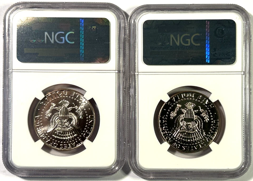 2014 P&D Kennedy High Relief 50th Anniversary Half Dollars SP67 Early Releases - Image 2 of 4