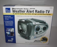 Vector Stormtracker Series Weather Alert Radio TV NEW Model VEC130B
