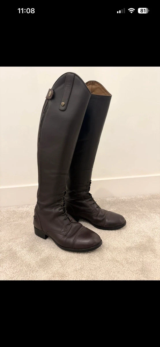 Bottes en cuir de style équestre Everly