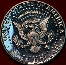 Uncirculated Proof Type 1 1981-S San Francisco Mint Clad Kennedy Half Dollar