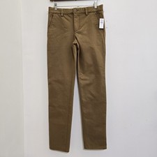 nwt GAP boys size 18 Tech Skinny Pants Adjustable Waist Flat Front Tan