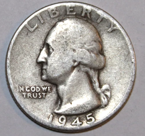 1945-D Washington Quarter - Fine - #1391EA