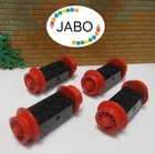 (C14/1) LEGO 4 x Railway Wheel Wheels Red Axle Train LOCOMOTIVE 4.5V 9V 12V RC