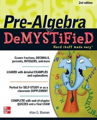 Pre-Algebra DeMYSTiFieD, Second Edition (Demystified) by Bluman, Allan G. NEU