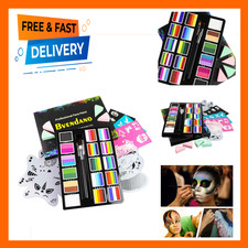 Face Paint Kit Water Based Face Painting Supplies for Adults 16x10 Split Cake
