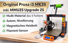 TOP Markengerät – Original Prusa i3 MK3S inkl. MMU2S Multi-Material Upgrade – 3D