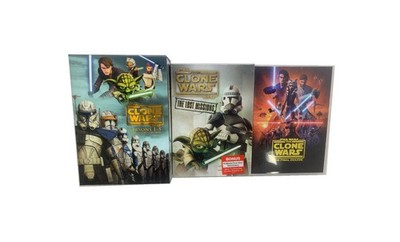 Like New Star Wars: The Clone Wars Complete Series 1-7 (25-Disc DVD Set)
