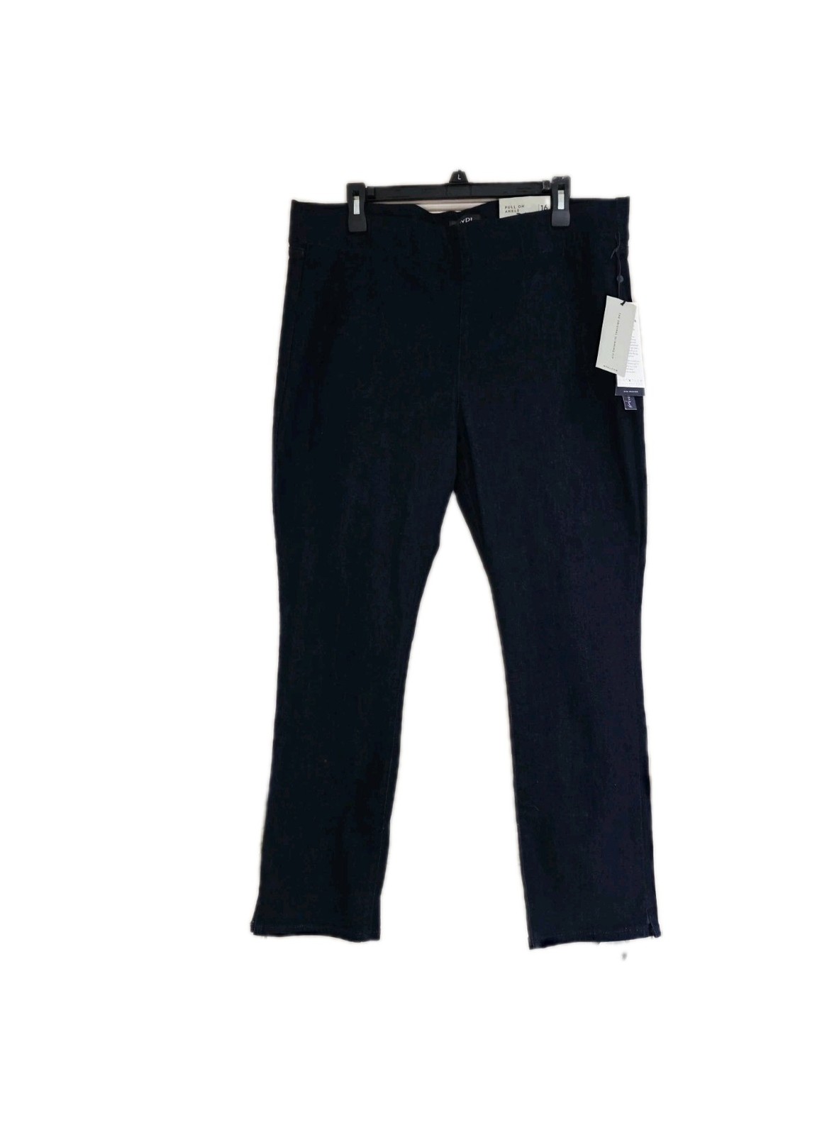 Womens Alina 16 Skinny Dark Wash Blue Denim Pull On Ankle St