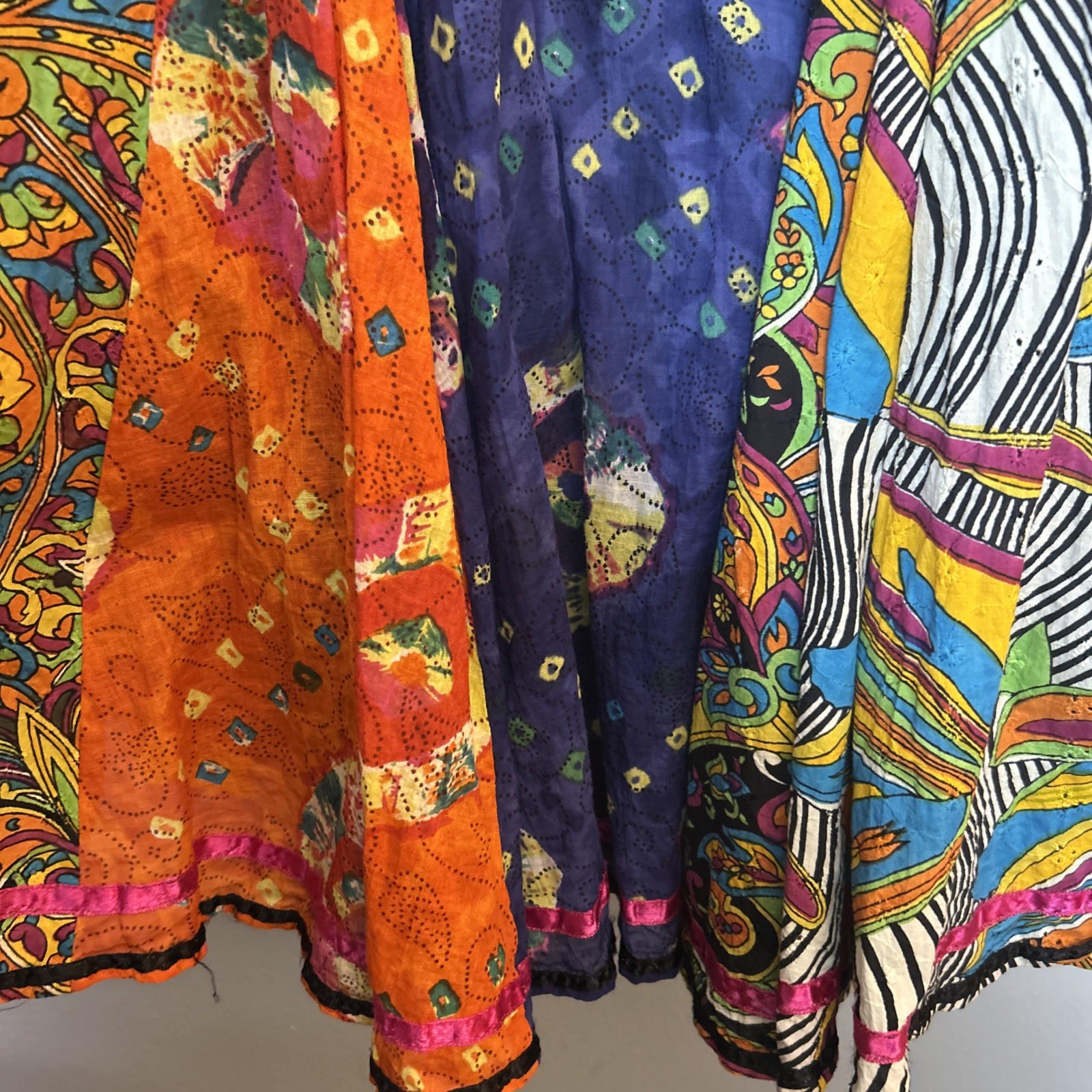 Soft Surroundings Multicolor Patchwork Paisley Pr… - image 3