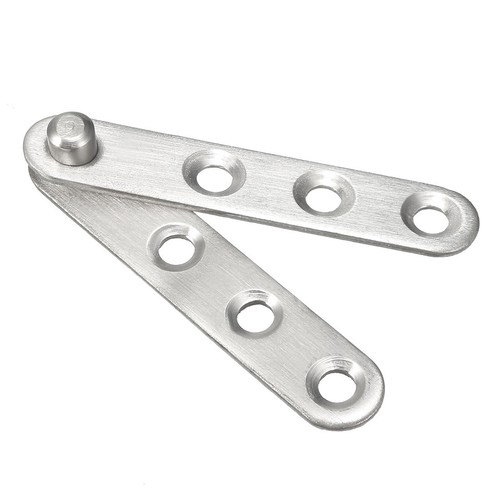 1 Set Cerniera Perno Porta Girevole 360 Gradi in Acciaio Inox 60mm x 11mm - Foto 1 di 4
