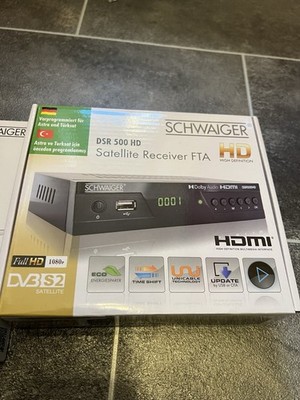 Schwaiger Satelliten Receiver DSR 500 HD Inclusive 3 M Satkabel HDTV Receiver