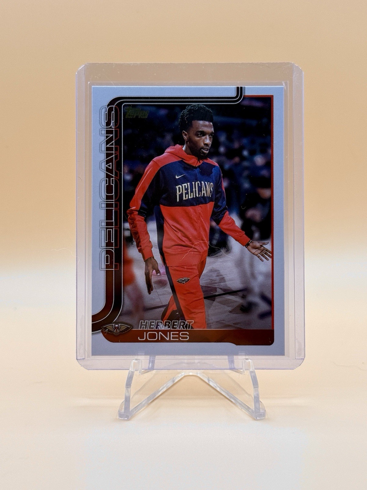 2025 Topps Flagship Herbert Jones Golden Mirror SSP Variation #189