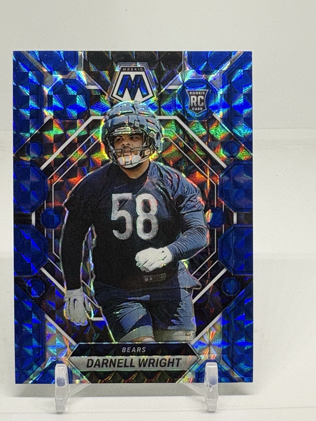 Darnell Wright Panini Mosaic #307 Reactive Blue