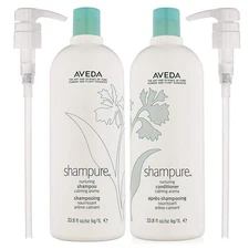 Aveda Shampure Nurturing Shampoo & Conditioner Duo 33.8 oz + 2 pumps