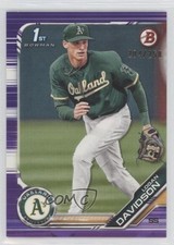 2019 Bowman Draft Purple 204/250 Logan Davidson #BD-10 zi1