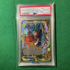 Meteoric Energy SSB Vegito BT7-118 SPR FOIL Dragon Ball Super Card Game PSA 10