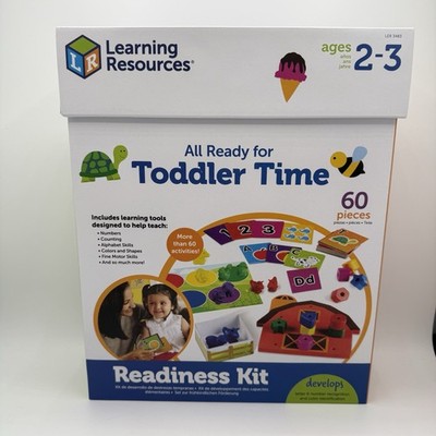New - Learning Resources - All Ready for Toddler Time Readiness Kit - Ages 2-3